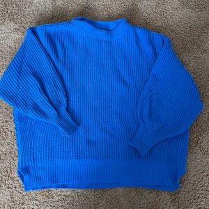 Aerie Women's Blue Crewneck Sweater